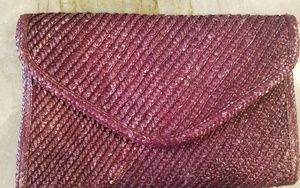 Vintage Straw Clutch